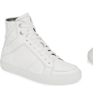 Zadig & Voltaire White High Top Sneakers